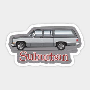 Suburban Sticker